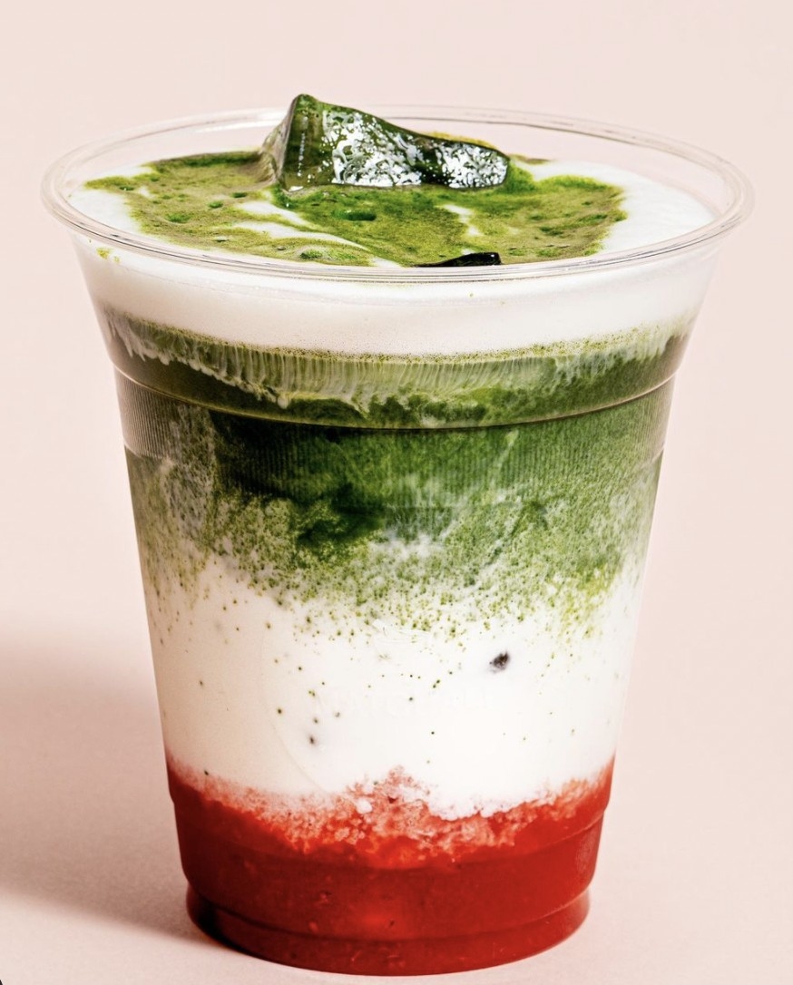 士多啤梨抹茶拿鐵 $60