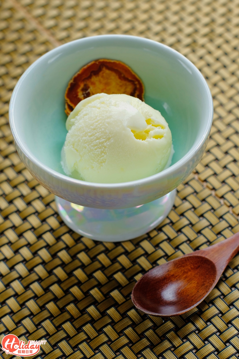 其中甜品為自製薑汁雪糕，入口有點像薑汁豆花的味道，質地似雪葩，消暑一流。