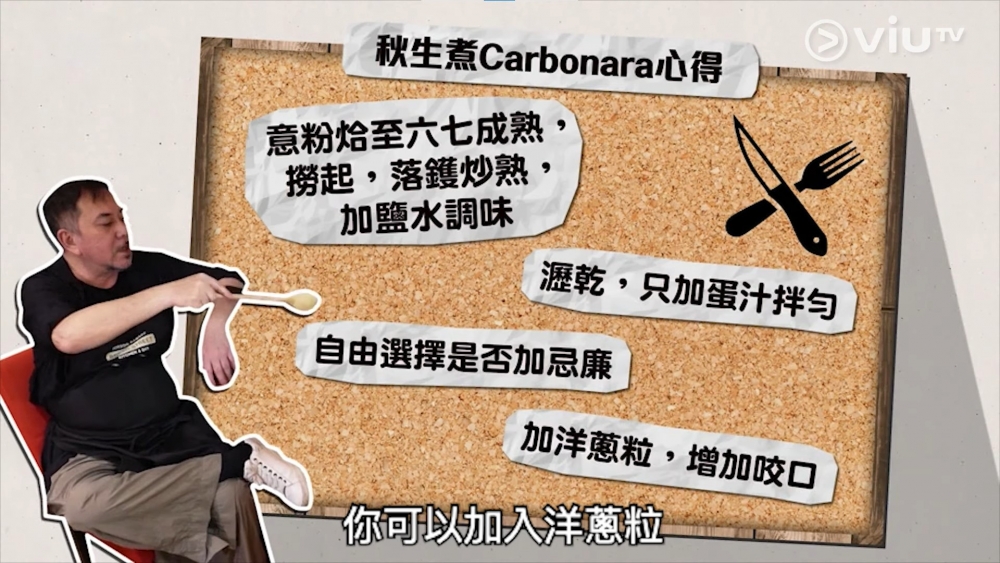 黃秋生煮Carbonara的心得分享~