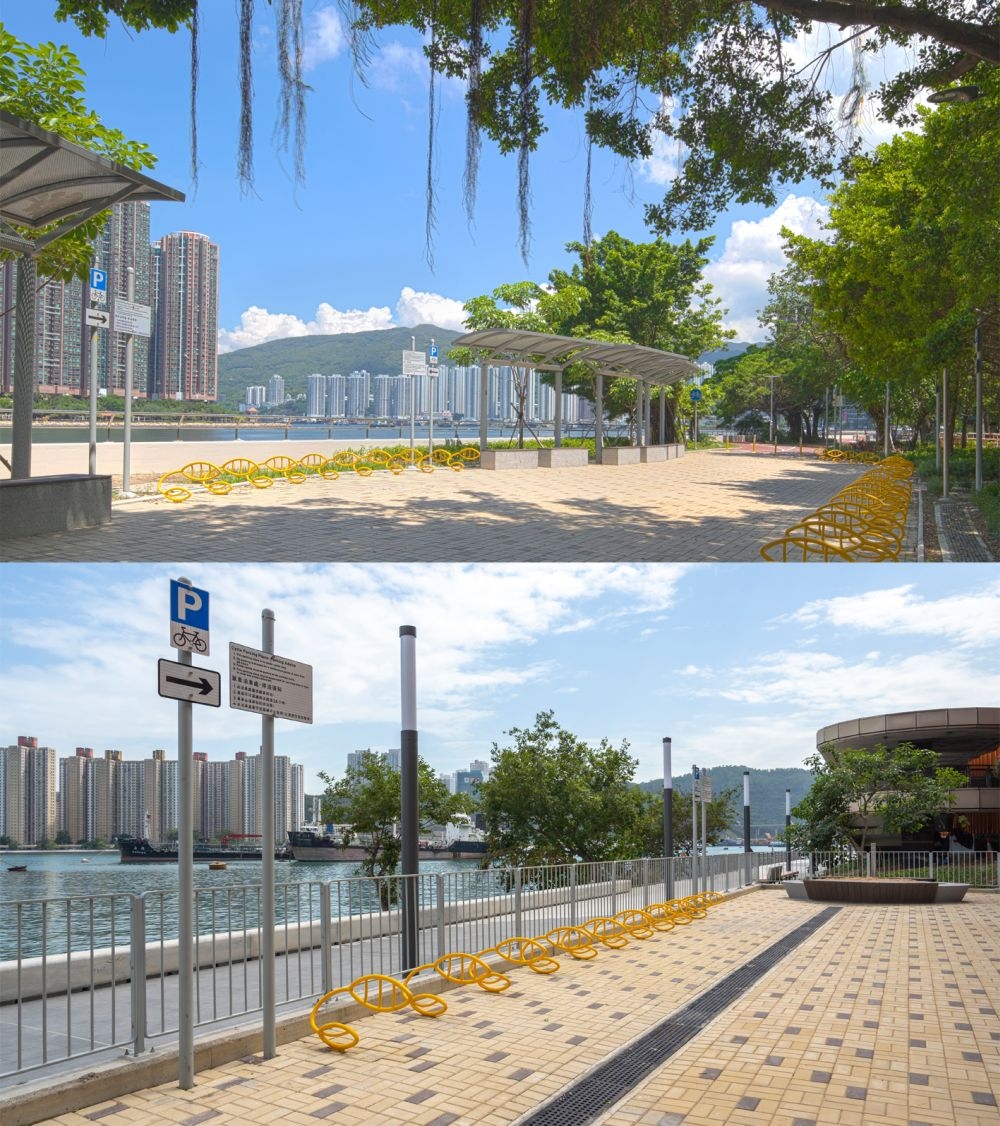 今次開放的荃灣海濱段單車徑,是「新界單車徑網絡」橫跨荃灣至屯門段主幹線的開始,總長度約82公里。