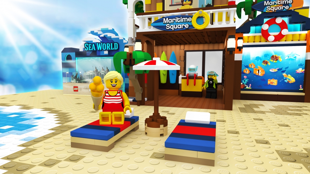 青衣城將化身成樂高®沙灘。