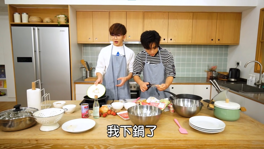 Anson Lo親自炮製的「荔枝冬菇豚肉冬瓜羹」。