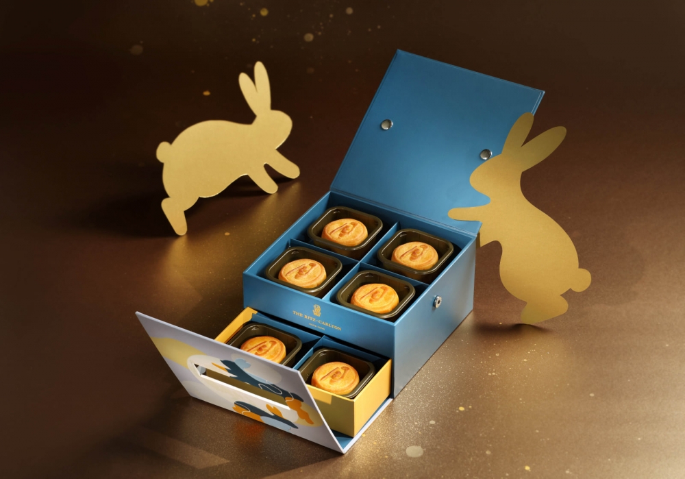 「樂·盈」迷你奶黃月餅。