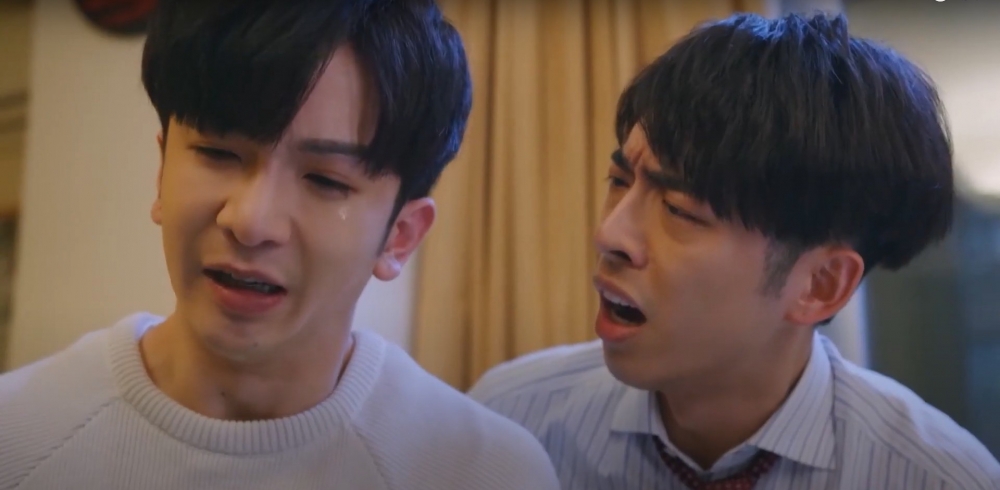 阿牧決定成全二人，爆喊忍痛向阿田提出分手。