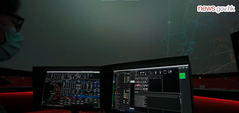 天象廳的影音系統提升至最新技術水平。