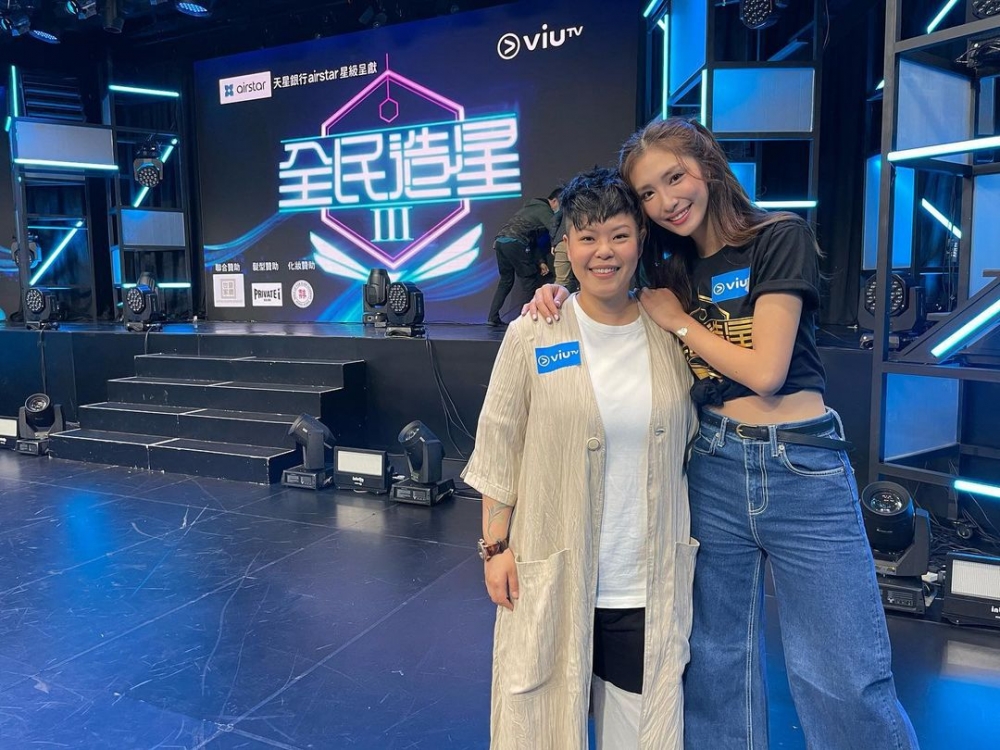 任職模特兒嘅Christine參加過《全民造星3》