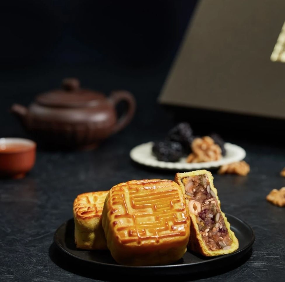 龍景軒桂花甜腿五仁月餅。