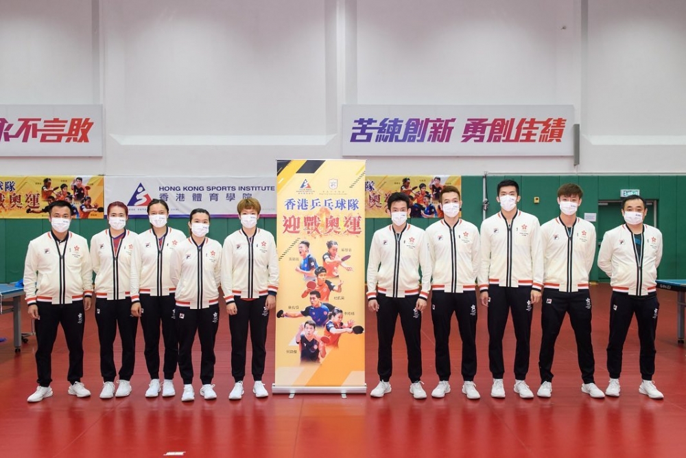 李靜帶領港隊女乒出戰今届東京奧運。