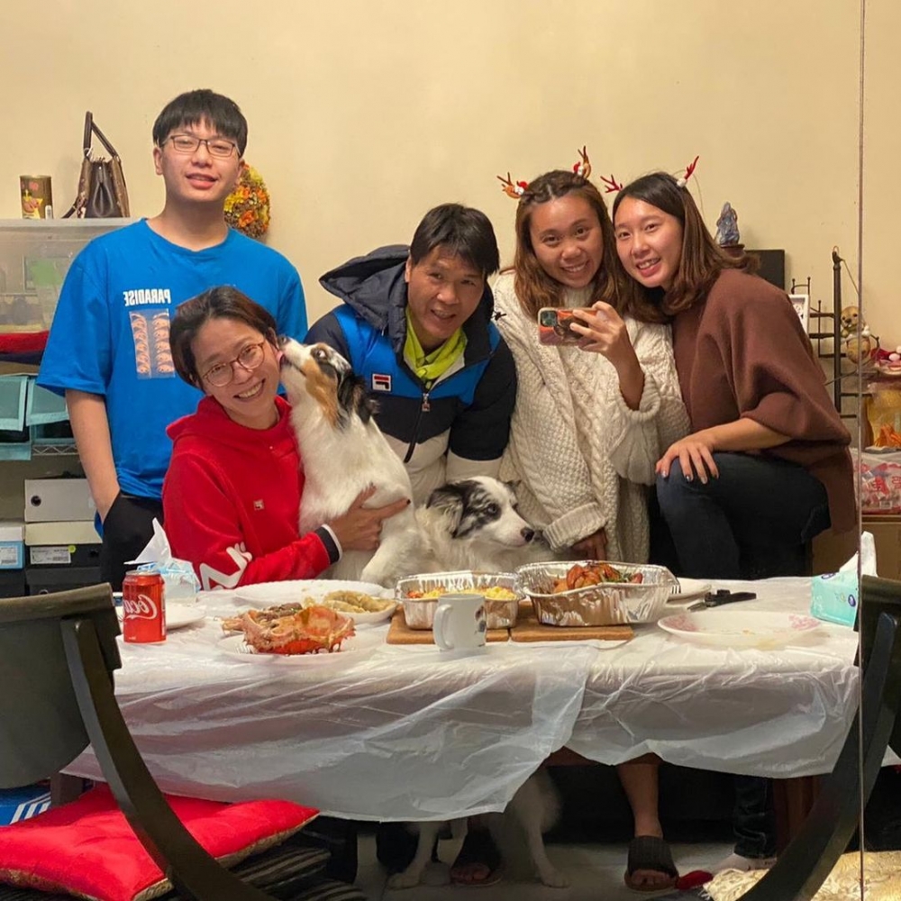 蘇慧音與家人的感情非常好。