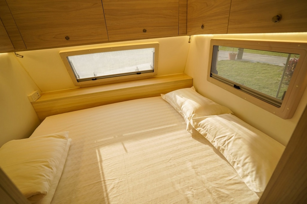 PARK Nature的寵物露營車內的空間寬敞。