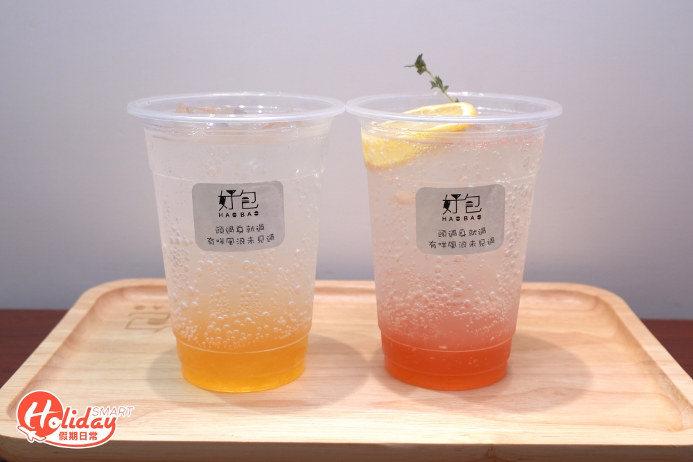 套餐加錢可加配特色飲品，其中推介氣泡飲系列的菠蘿青檸蜜氣泡飲、西柚氣泡飲和紅菜頭氣泡飲，顏色夢幻且飲落酸酸甜甜。