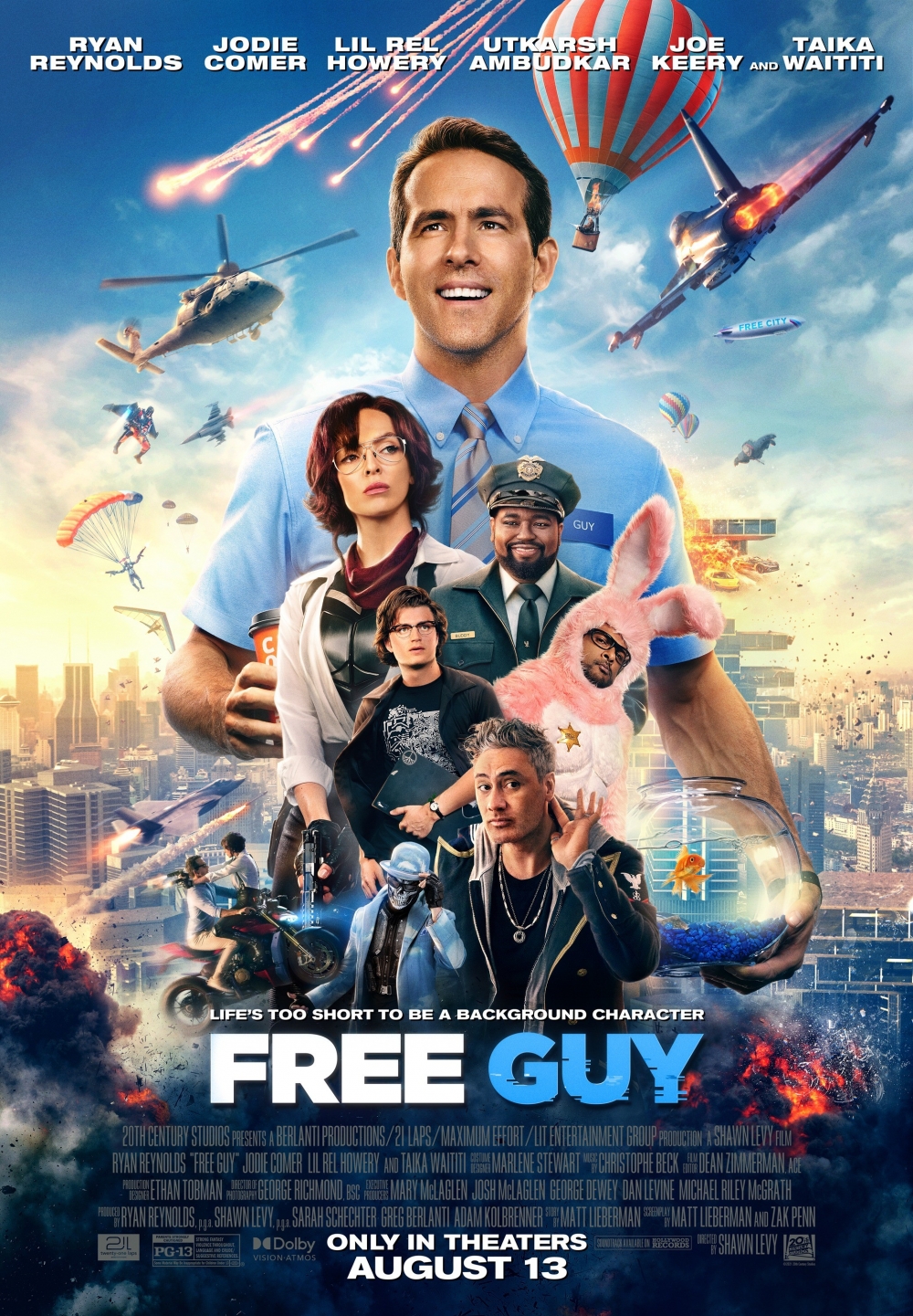 電影《爆機自由仁(Free Guy)》。