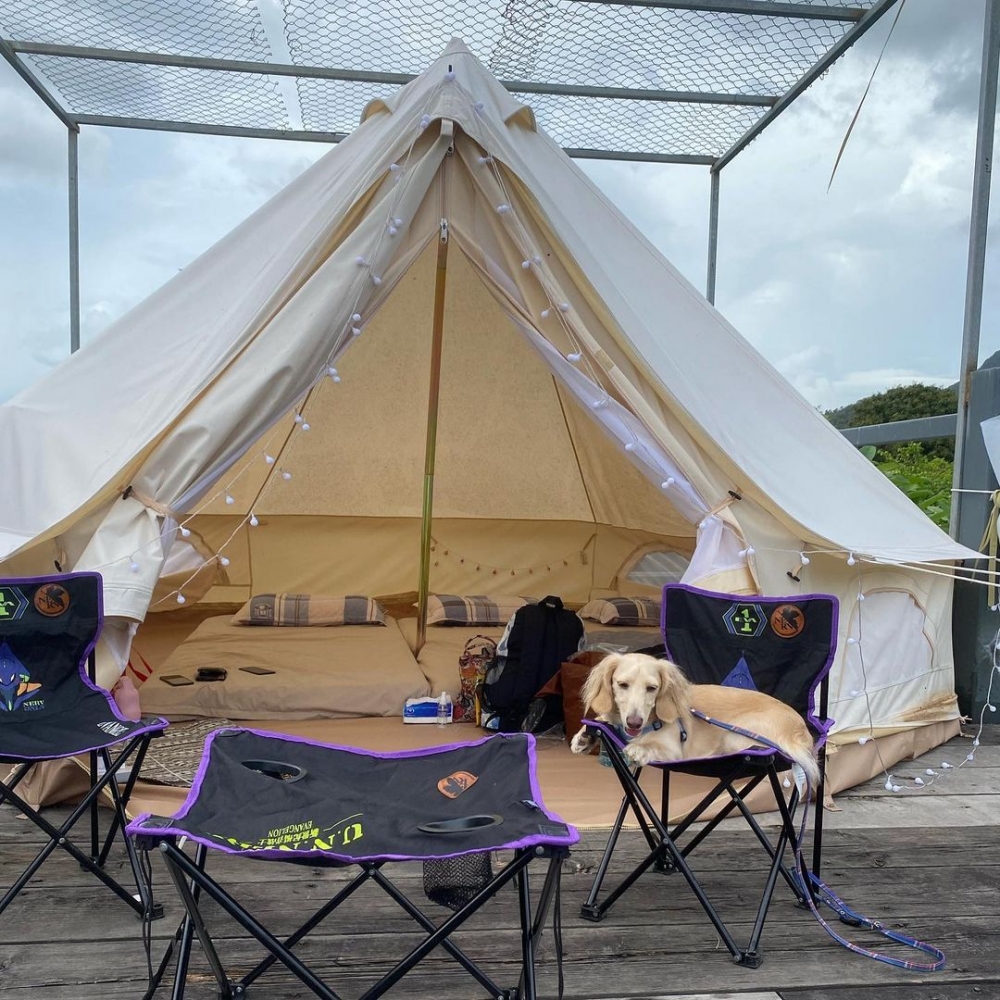 小蜜蜂農莊的印第安營。