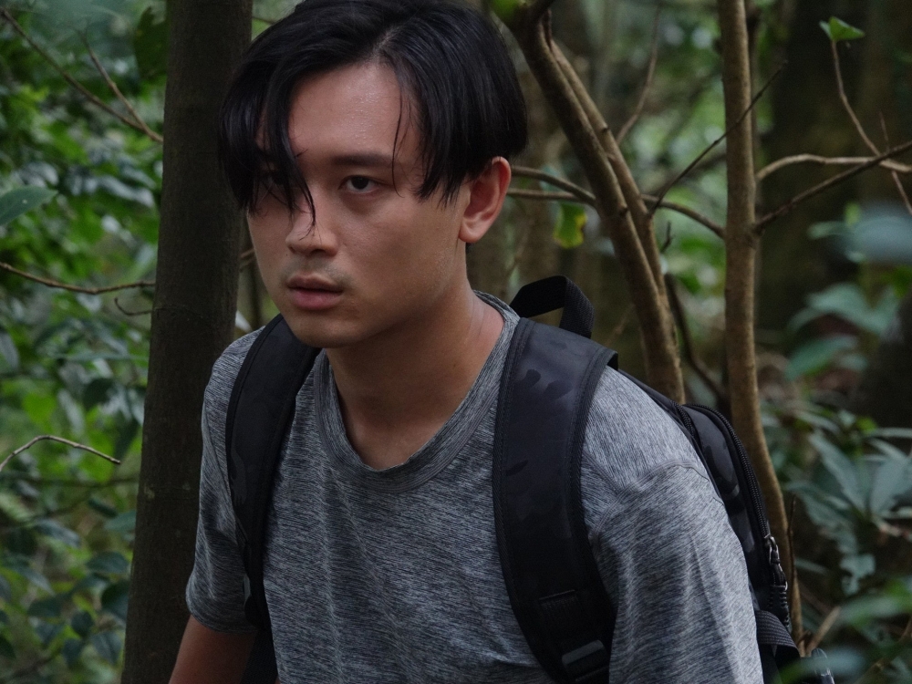 阿嬌與凌文龍主演電影《失蹤》。