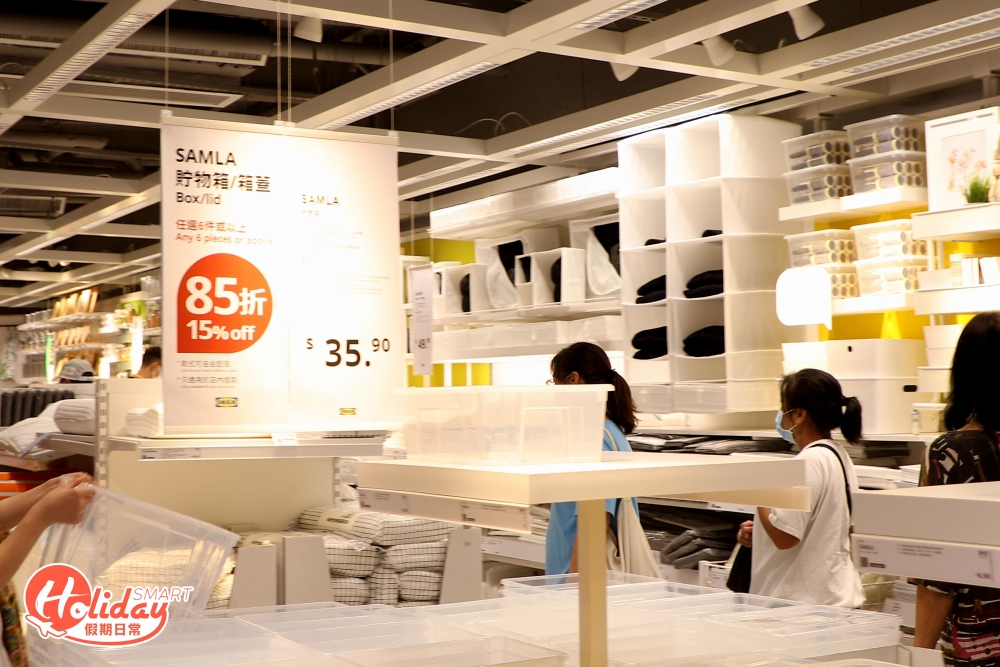 新店劃分客廳、睡房、兒童家品及瑞典美食廊四大專區。