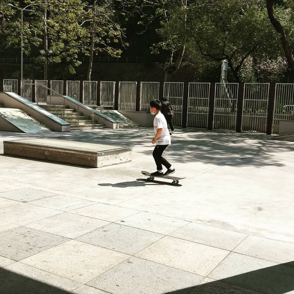 國瑞路公園滑板場。