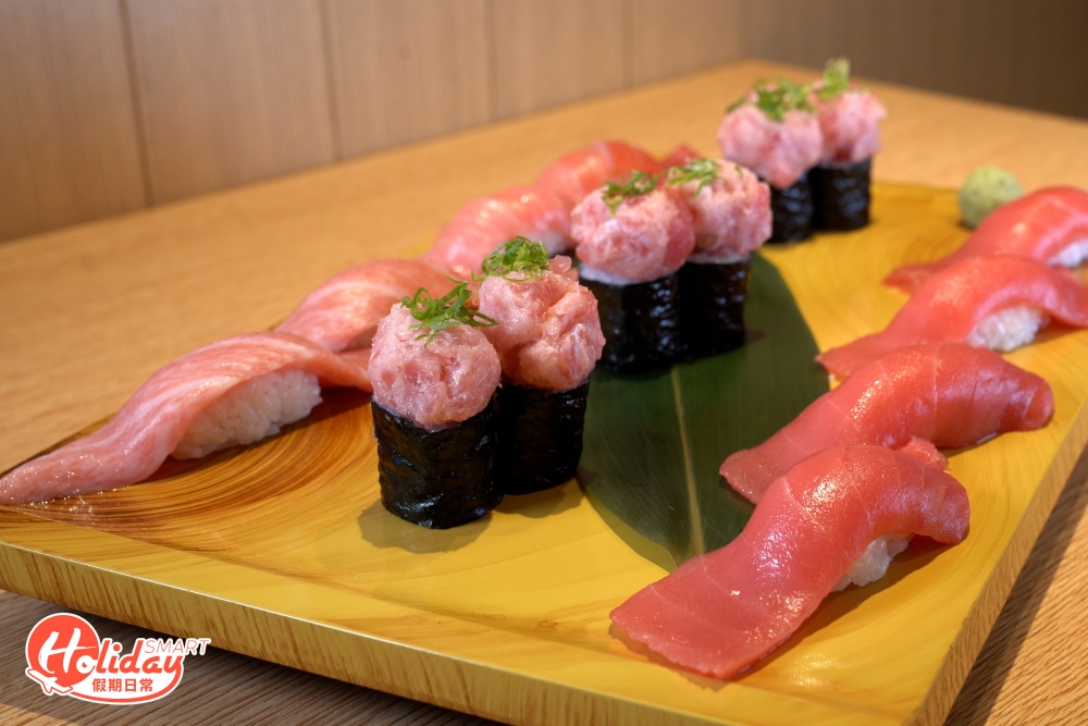 吞拿魚迷就一定要食最受歡迎的極上吞拿魚盛,有齊吞拿魚腩、赤身和大拖羅等,吞拿魚油脂分布平均,且入口即溶。