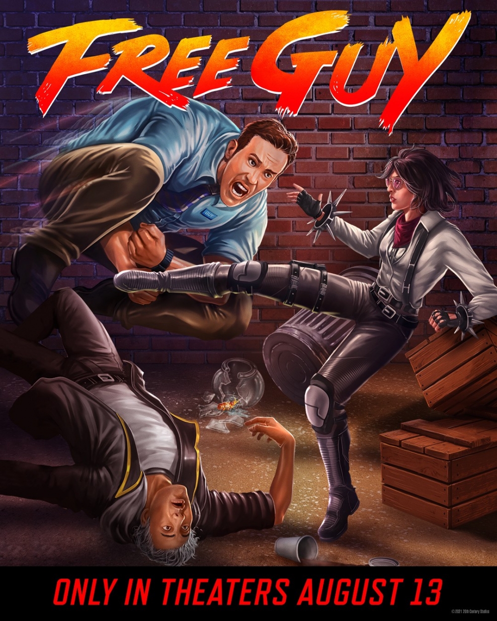 《Free Guy》海報向多款經典及人氣游戲致敬!