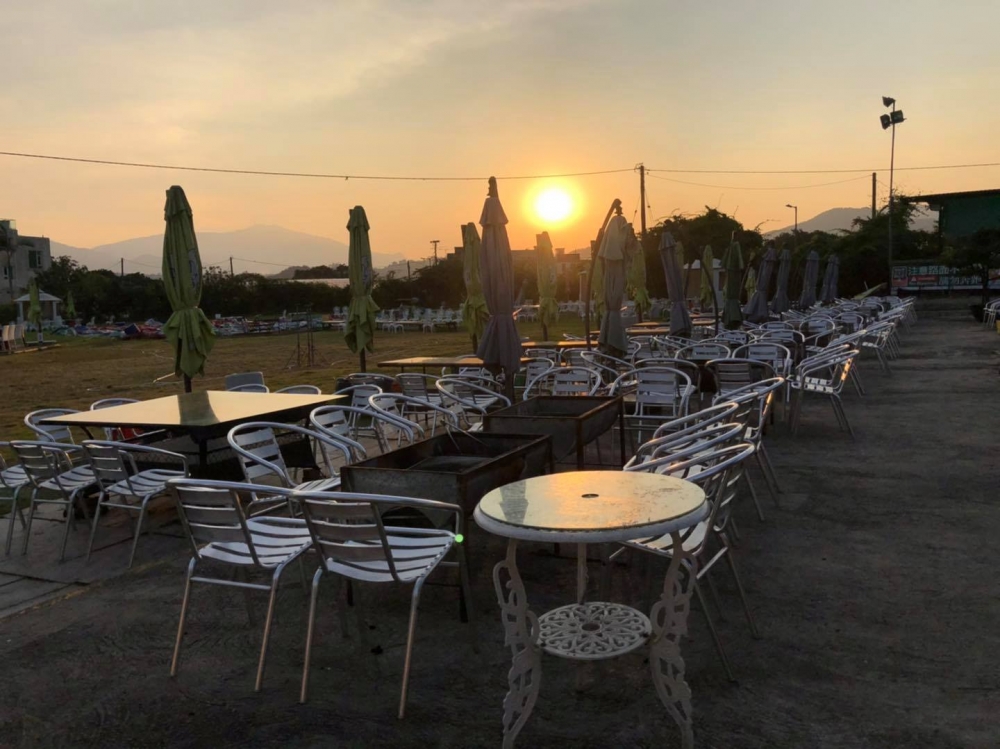 大美督嘉年華燒烤場的戶外區可欣賞到優美環境。