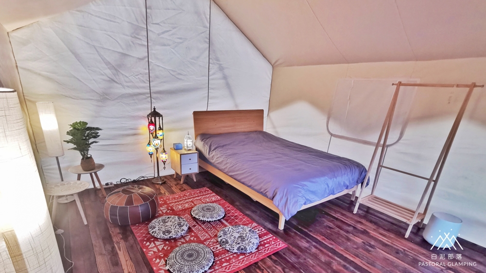 白泥部落營地的部落營以簡約的民族風格為主題。