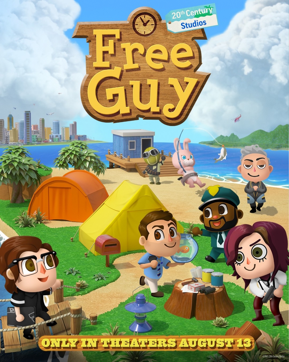 《Free Guy》海報向多款經典及人氣游戲致敬!