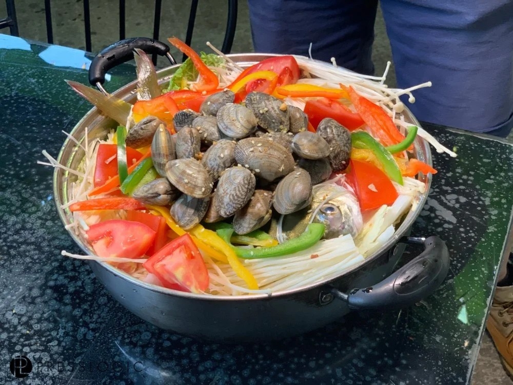 秘密花園燒烤場的海鮮非常新鮮~