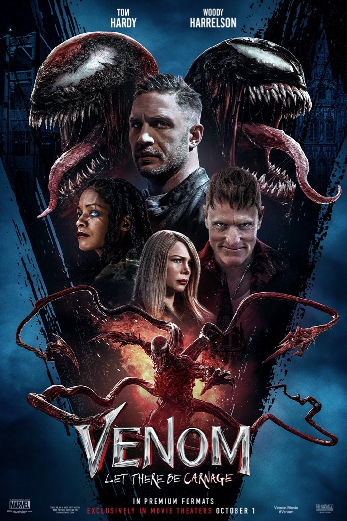 反超級英雄電影《毒魔》時隔3年推出續集《毒魔:血戰大屠殺》(Venom:Let There Be Carnage)。