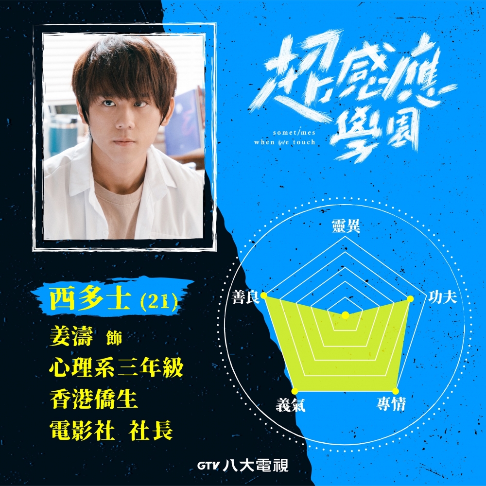 《超感應學園》角色介紹:姜濤飾演西多士。