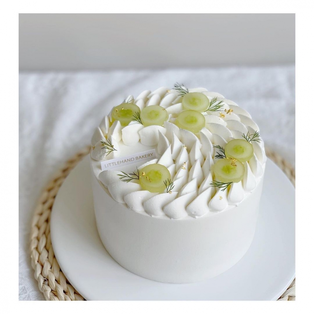 Littlehand Bakery小手烘焙 柚香金萱茶青提戚風蛋糕