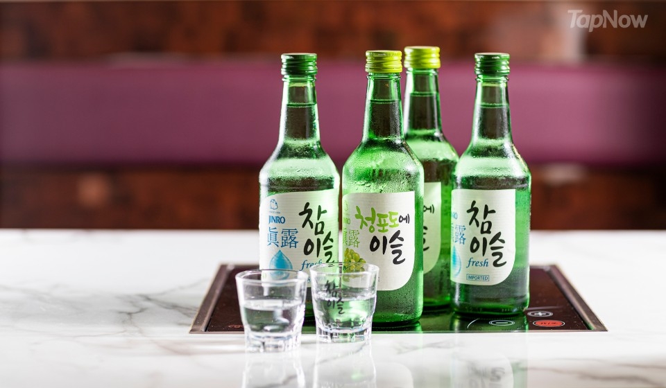 4位起送真露燒酒