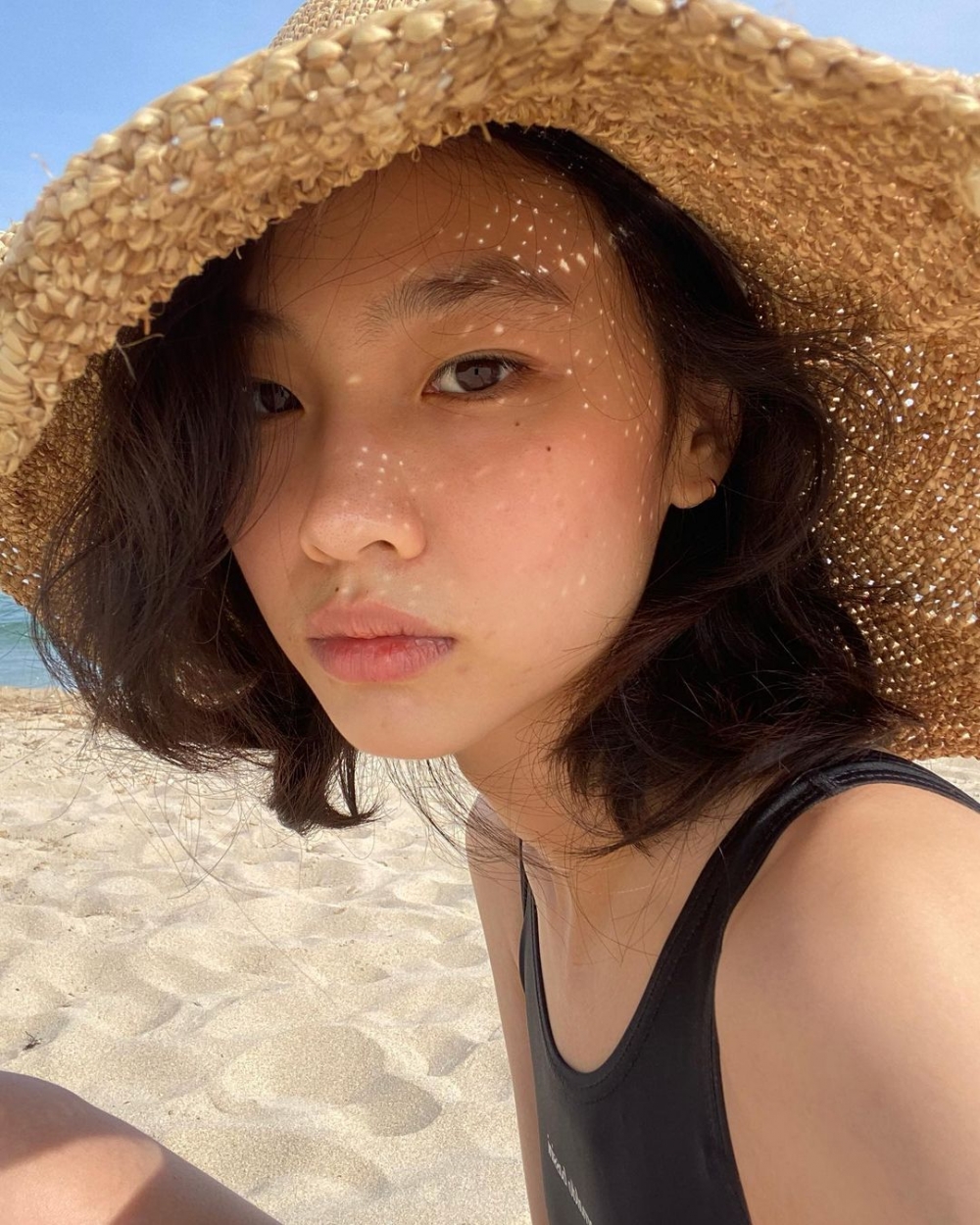 鄭好娟經常在IG上曬自己的素顏照,天生麗質~