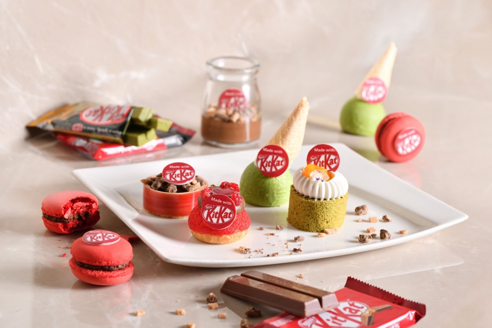 Kit Kat朱古力期間限定甜品區有多款精緻的KitKat朱古力甜品。