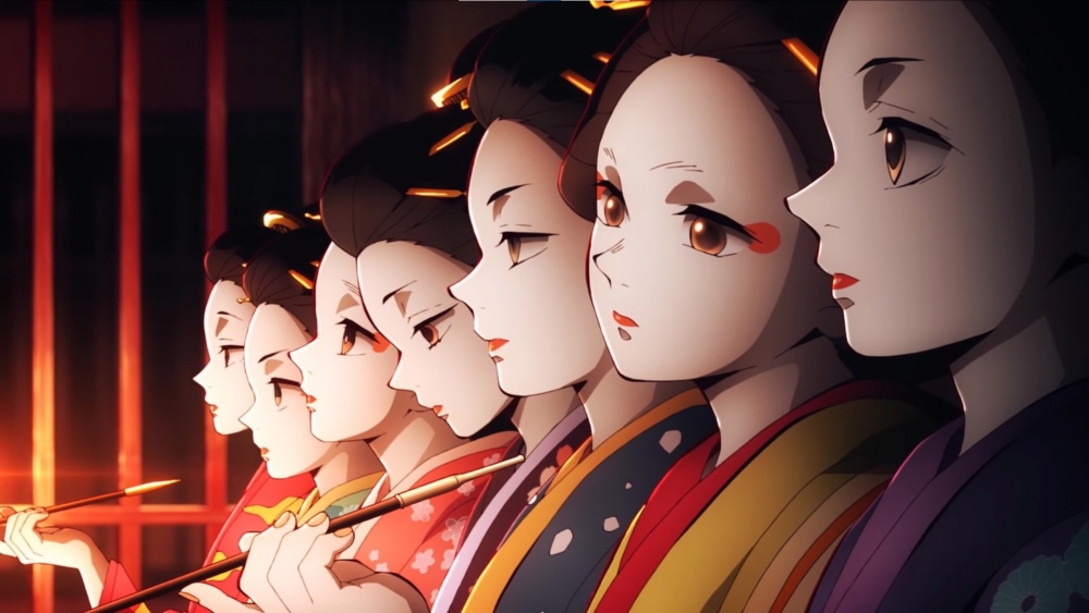 吉原遊郭其實古代的風月區,集合了各式各樣的「遊女」(藝伎)。