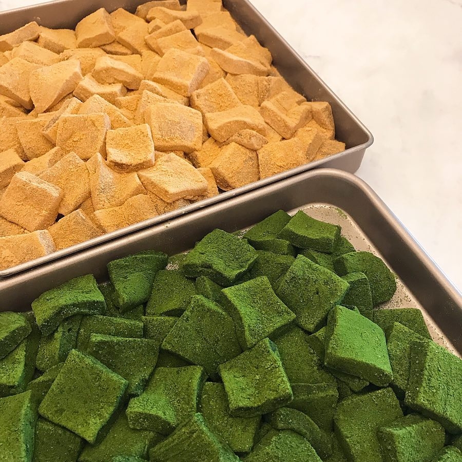  純作舍的原味蕨餅及黑糖黃豆粉蕨餅（$17/3件裝盒 | $22/4件裝盒）