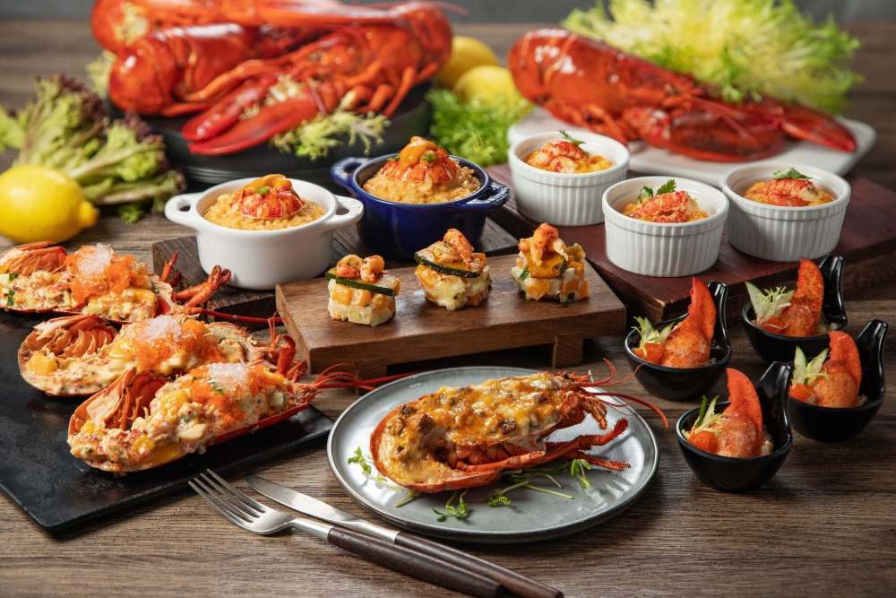 香港九龍酒店推出「情迷龍蝦和牛饗宴」自助餐。