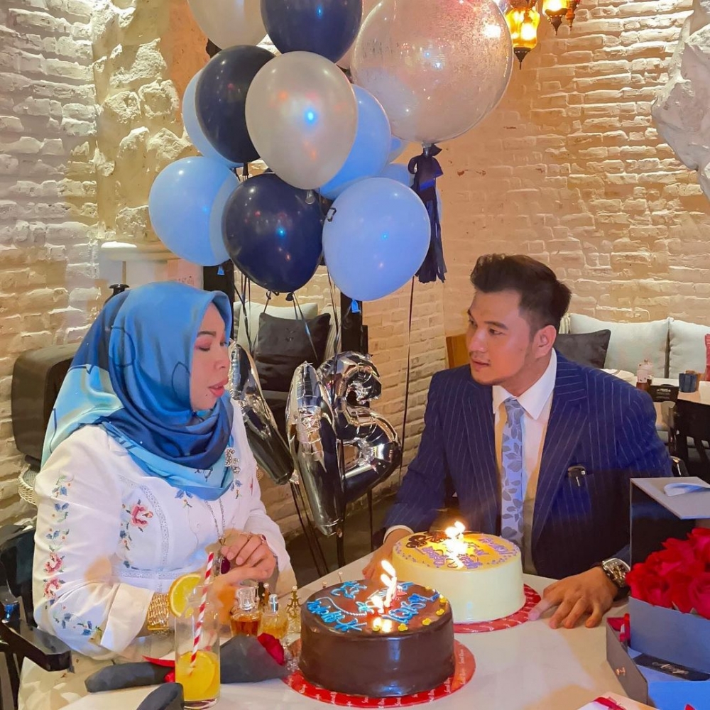 Hasmiza與Ahmad共墜愛河,譜出「母子戀」,更已決定於12月結婚