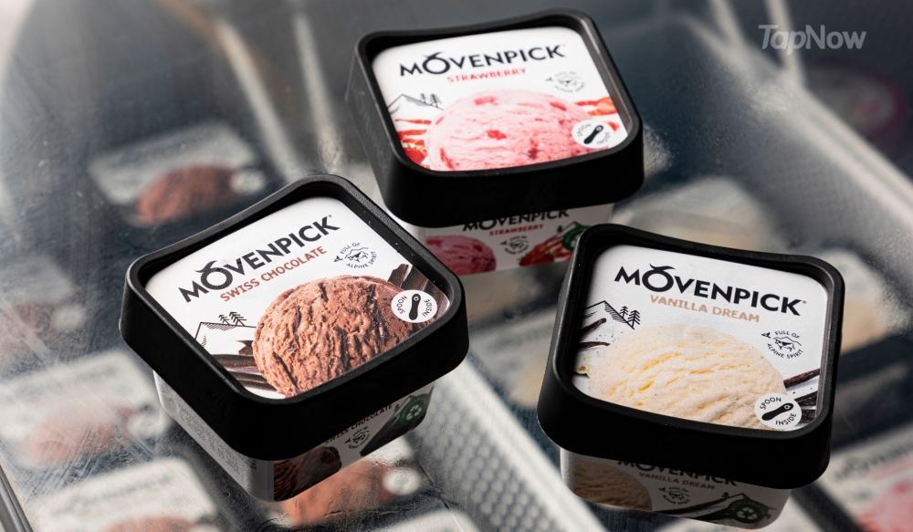 多款Mövenpick雪糕口味任揀。