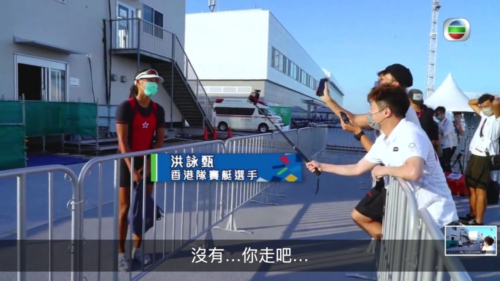吳業坤喺節目中對香港運動員洪詠甄嘅態度被網民鬧爆唔專業,最後要公開道歉。