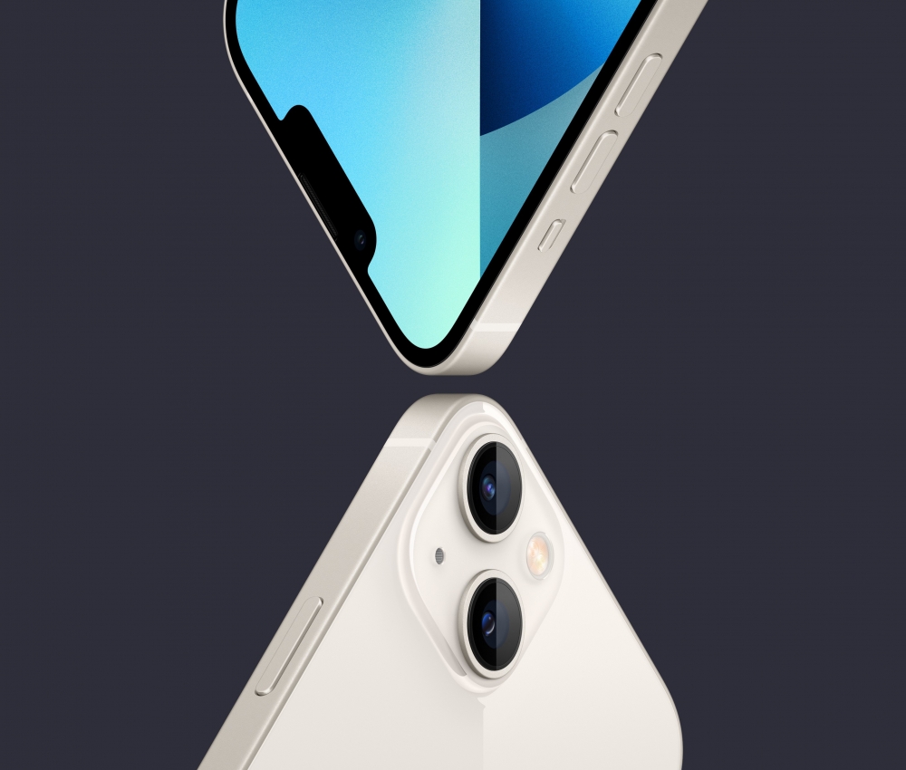iPhone 13/13 mini採用玻璃機背和鋁金屬邊框材質。