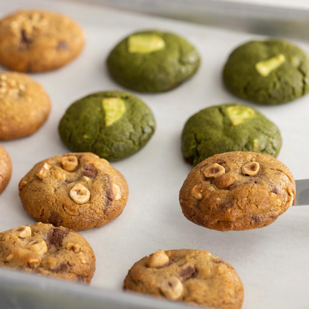 曲奇阿嬸Hazelnut & Milk及Matcha Bianco。