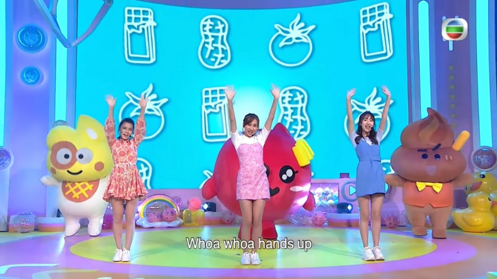 《聲夢》姚焯菲、鍾柔美同詹天文表演《Hands Up》