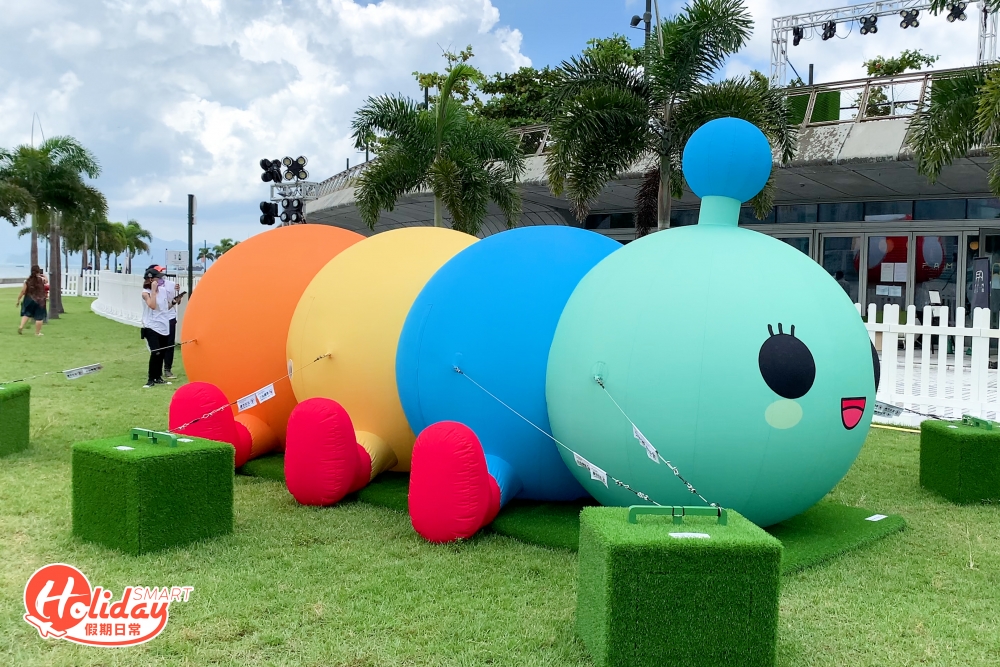 除了一系列經典角色外,其中Rainbow Worm七彩毛蟲更是全球首度登場。