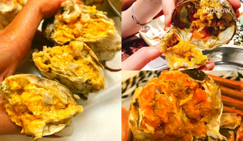 方案A、B任食大閘蟹 (3至4兩公,3兩乸) 。