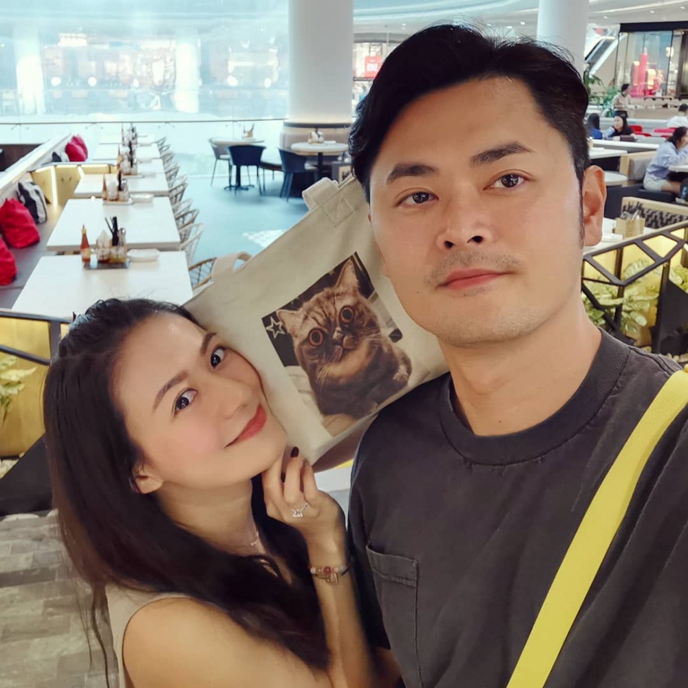當時曾傳出江若琳介入蕭唯展與前女友關係,不過被男方一口否認!