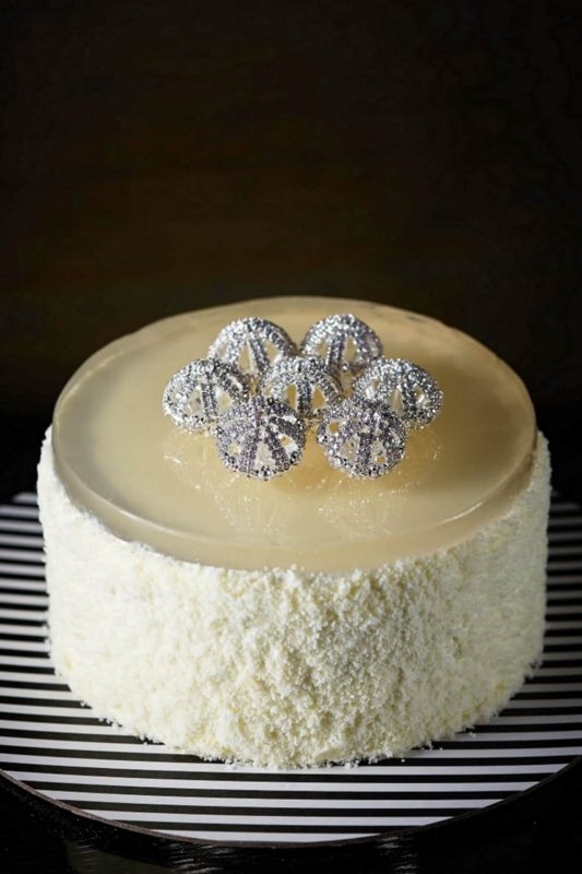 Ms B’s Cakery CHAMPAGNE CHOCOLATE & DIAMONDS(6" $1,200 | 8" $1,800)