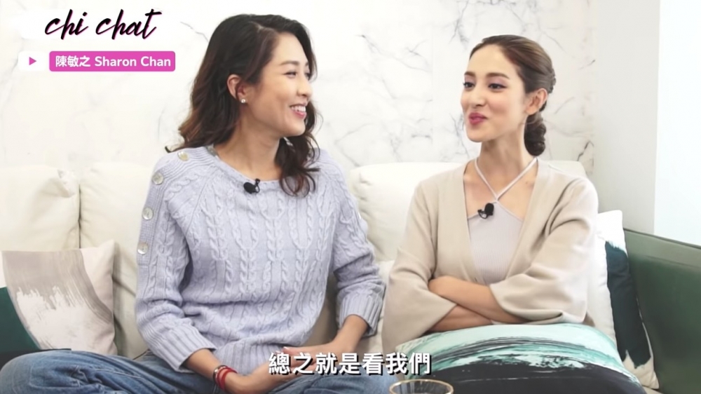 陳敏之笑言鄭嘉穎係借黎耀祥過橋探班,其實係想睇陳凱琳,陳凱琳亦甜笑回:「唔知喇!」