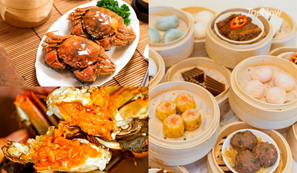 位於葵涌商場嘅盈彩海鮮火鍋酒家一樣有大閘蟹放題食~