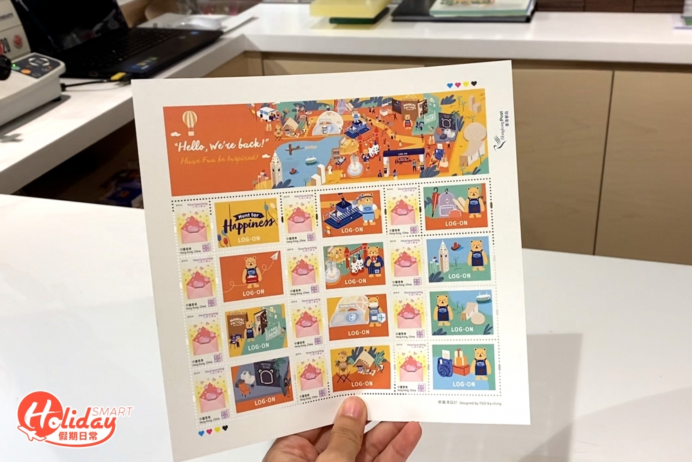 配上新店開幕獨有Manual Factory Bear郵票,可愛度滿分