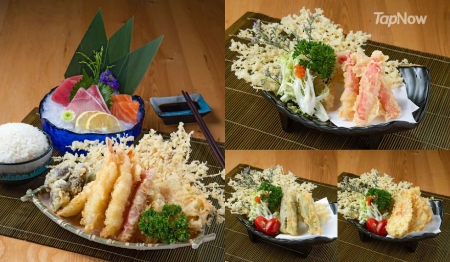 虎蝦天婦羅、皇帝蟹棒天婦羅等都可任叫