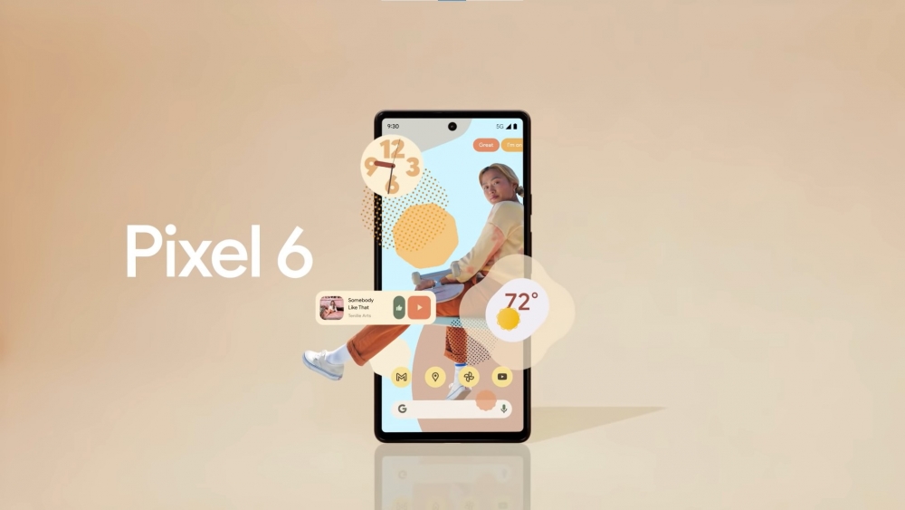 Pixel 6的售價為$599美元起(約$4700港幣)。